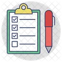 Liste De Controle Qualite Notes Icon