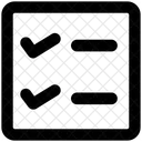 Liste De Controle Enregistrement Liste Icône