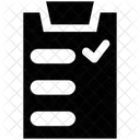 Liste De Controle Rendez Vous Calendrier Icône