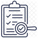 Approuve Liste De Controle Controle Qualite Icône
