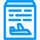 Liste De Controle De Vol Aviation Avion Icône