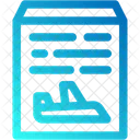 Liste De Controle De Vol Aviation Avion Icône