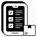 Liste De Controle De Commande Liste De Commandes Liste De Courses Icône