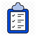 Liste De Controle Liste Document Icône