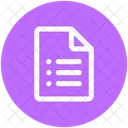 Fichier Document Papier Icône