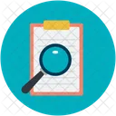 Liste De Controle Document Recherche Icône
