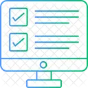 Document Liste Liste De Controle Icône