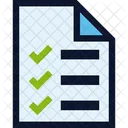Fichier Document Liste De Controle Icône