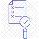 Verification De La Liste De Controle Liste De Controle Liste De Taches Icône