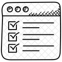Web Liste De Controle En Ligne Icon