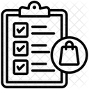 Liste De Courses Commande Liste Icône