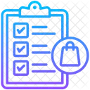 Liste De Courses Commande Liste Icône