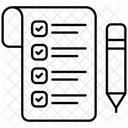 Liste De Courses Liste Liste De Controle Icône