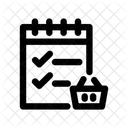 Liste De Courses Liste Liste De Controle Icon