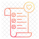 Liste de souhaits  Icône