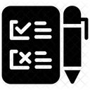 Liste De Produits Liste De Controle Liste De Courses Icône