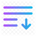 Liste-flèche vers le bas  Icône