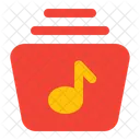 Liste Musik Musik Player Symbol