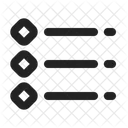 Liste Optionen Aufzahlungszeichen Symbol