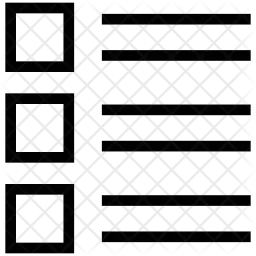 Disposition de la liste  Icône