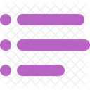 Liste Text Menu Symbol