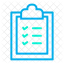 Zwischenablage Listendokument Checkliste Symbol