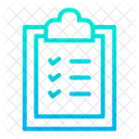 Zwischenablage Listendokument Checkliste Symbol