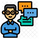 Listen Conversation Communication Icon