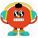 Character Listening Music Icon