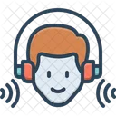 Listening Hearing Headphone Icon