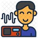 Listening Music News Icon