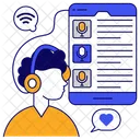 Listening Mobile Music Listening Song Listening Audio Icon
