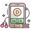 Listening Mobile Video  Icon