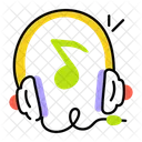Enjoy Music Listening Music Music Headphones Icon
