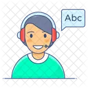 Listening Test Oral Test Audio Learning Icon