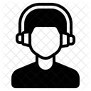 Icon Person Headphones Icon