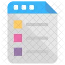 Listing Template Layout Icon