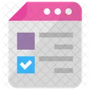 Listing Template Layout Icon