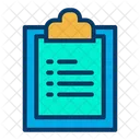 Lists Clipboard  Icon