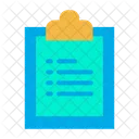 Clipboard List Page List Icon