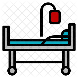 Lit d'hôpital  Icône