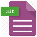 Lit File Document Icon