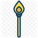 Lit Match Match Fire Icon