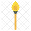 Lit Match Match Fire Icon