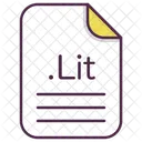 Lit File Document Icon