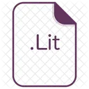 Lit File Document Icon
