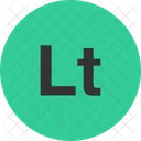Currency Symbol Lithuania Icon