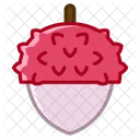 Litchi Fruit Fit Icon