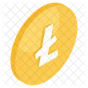 Litecoin Cryptocurrency Crypto 아이콘