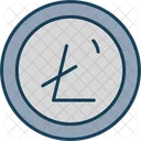 Litecoin Lite Coin Cryptocurrency Icon